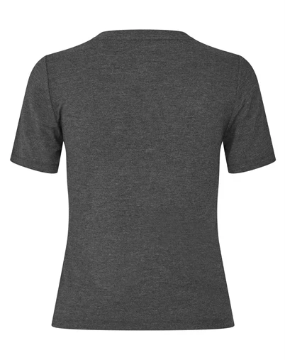 Mbym - Julie-M T-shirt - Dark Grey Melange